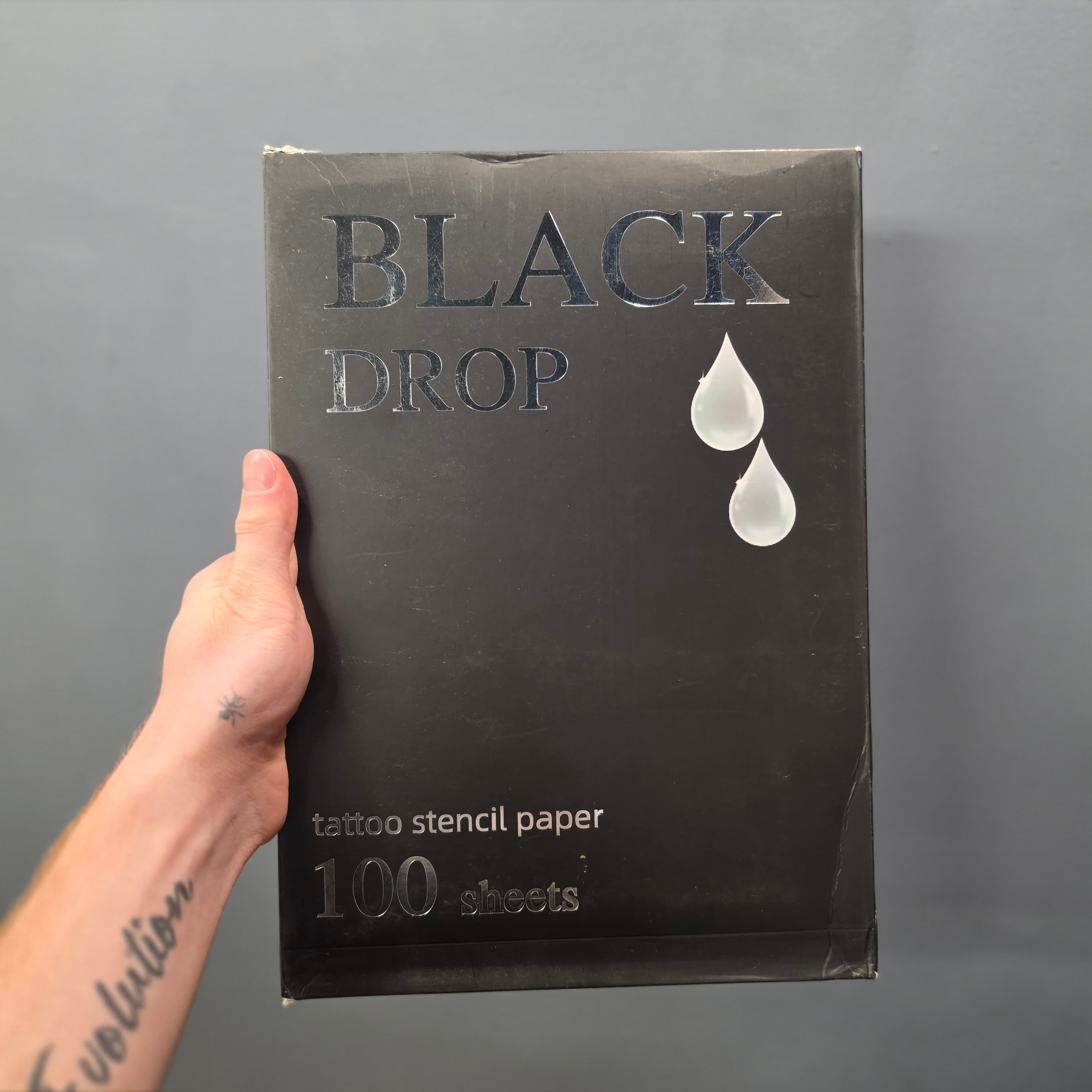 کاغذ استنسیل سه برگ بلک دراپ black drop
