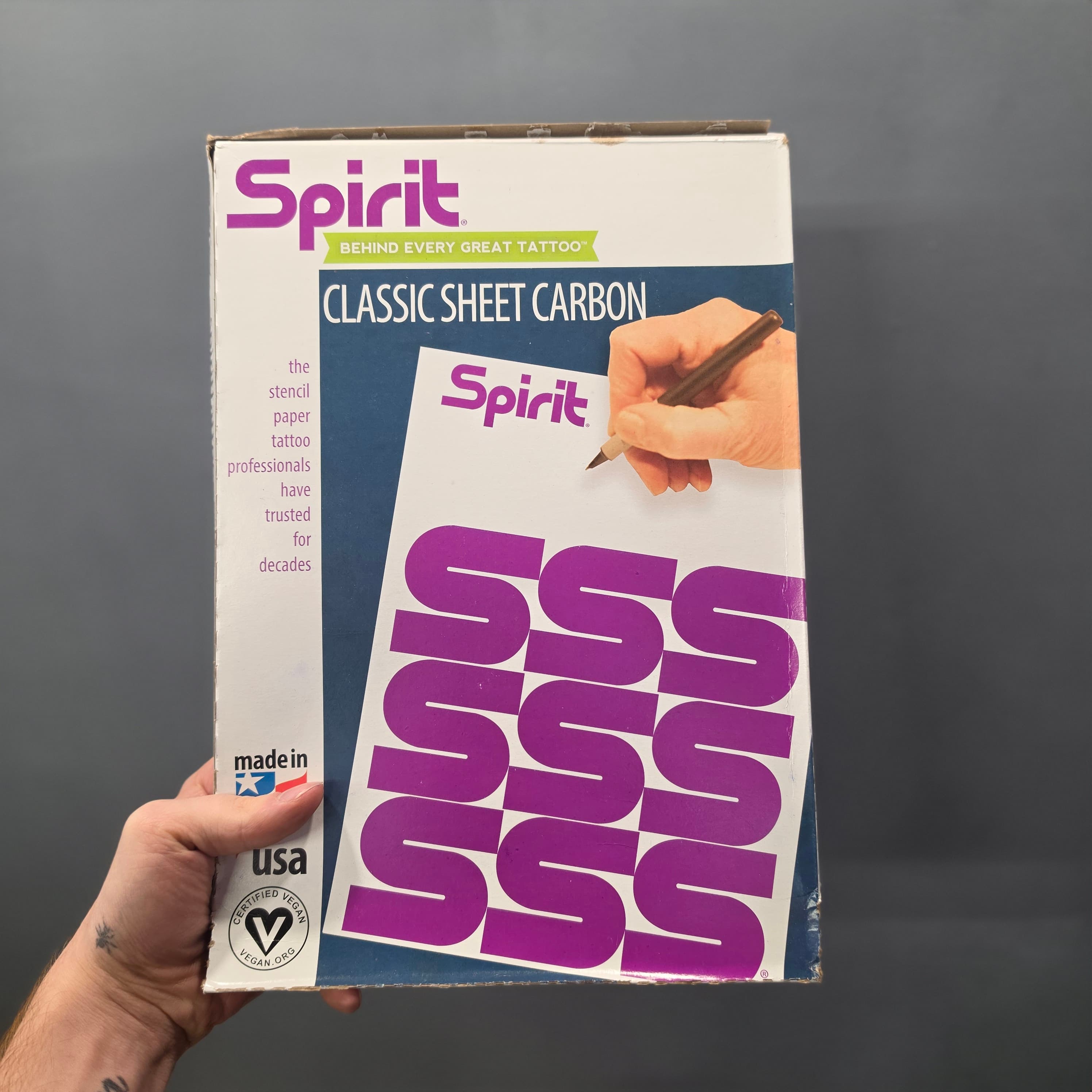 کاغذ کربن استنسیل اسپیریت — Spirit Classic Sheet Carbon ساخت آمریکا