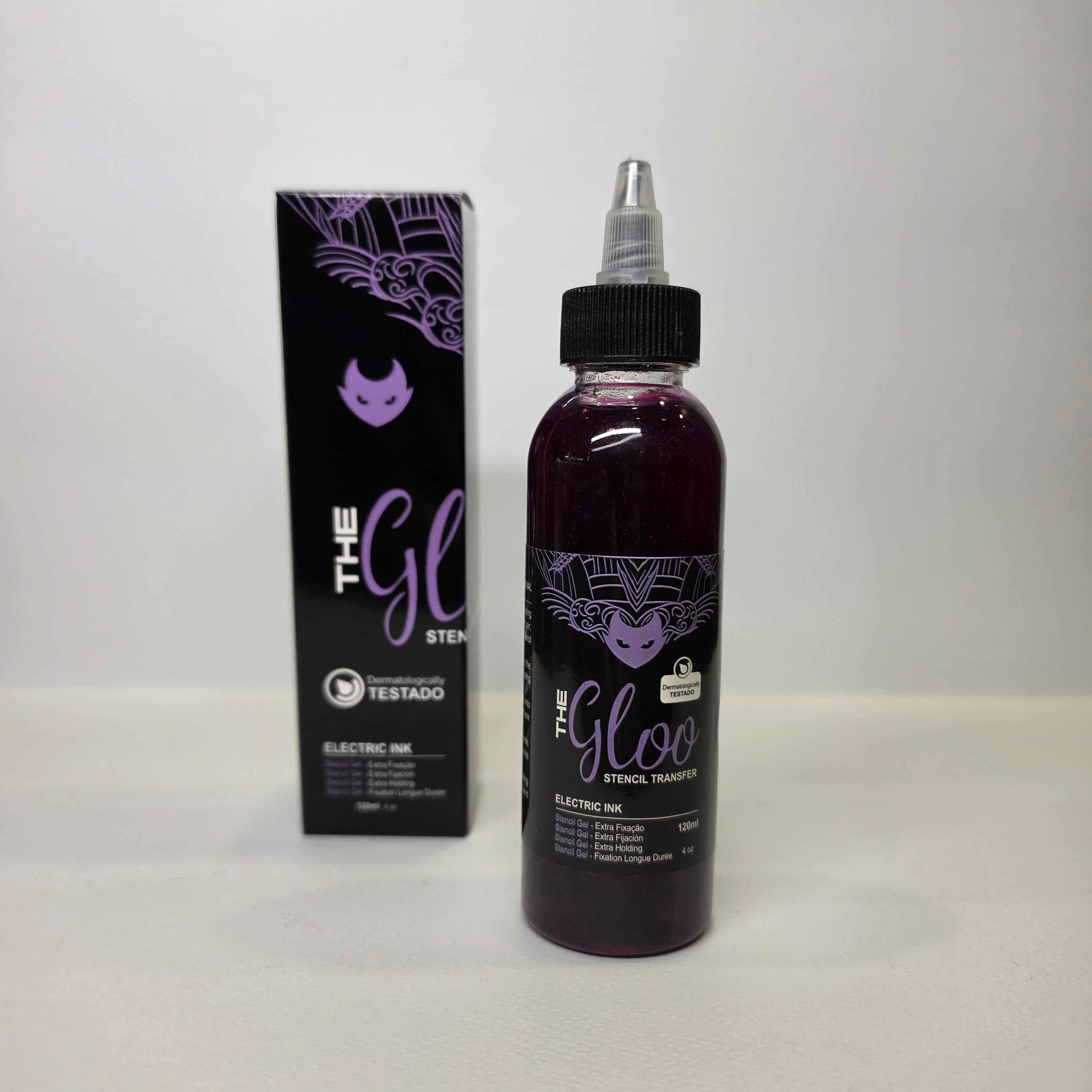 ژل استنسیل ذا گلو — THE GLOO Stencil Transfer (Electric Ink) حجم ۱۲۰ میلیلیتر