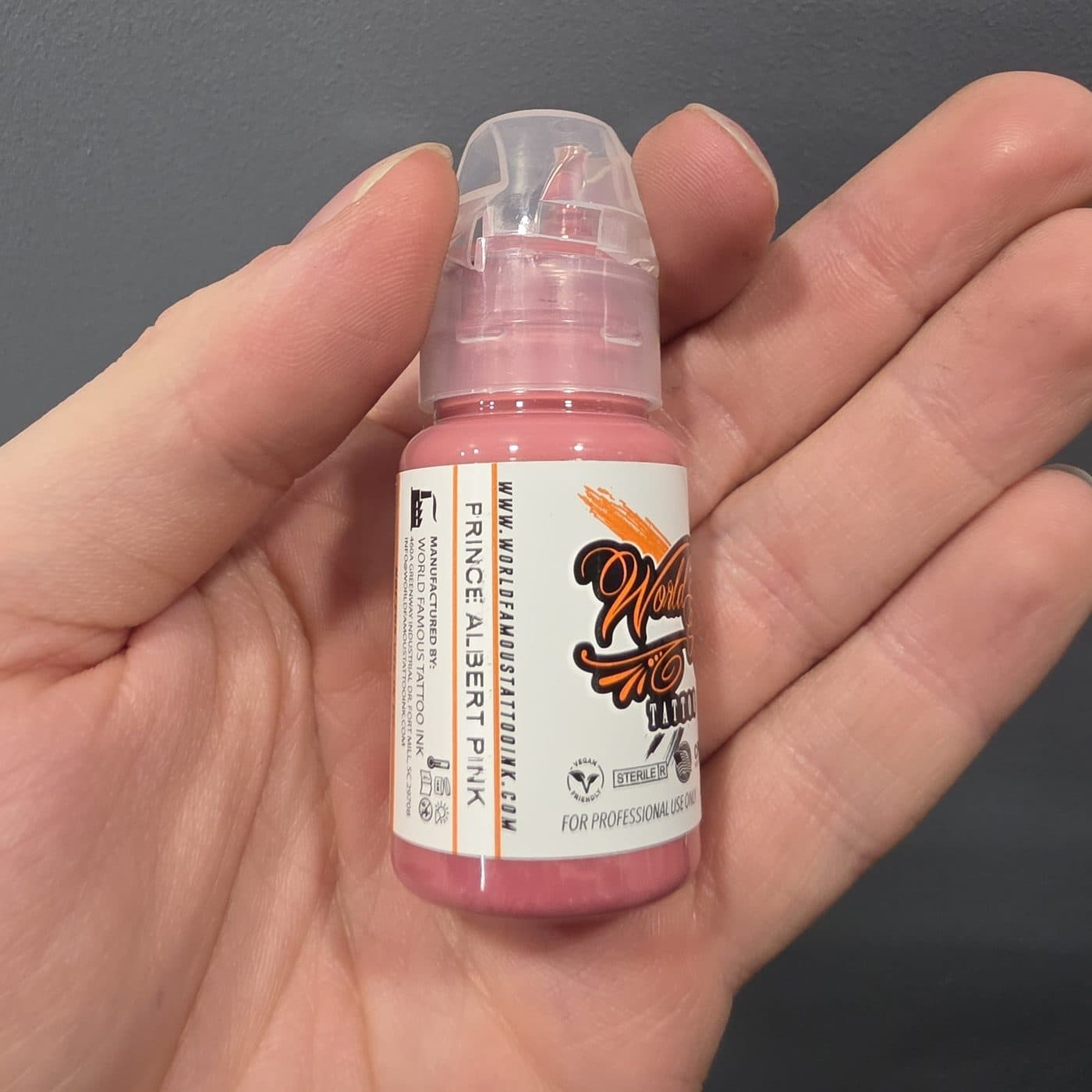 رنگ تتو ورد فیمس پرنس آلبرت پینک (صورتی گرم) — World Famous Prince Albert Pink حجم ۱۵ میل